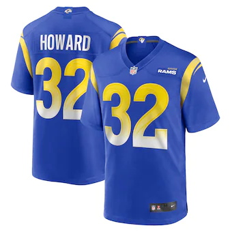 mens nike travin howard royal los angeles rams game player 